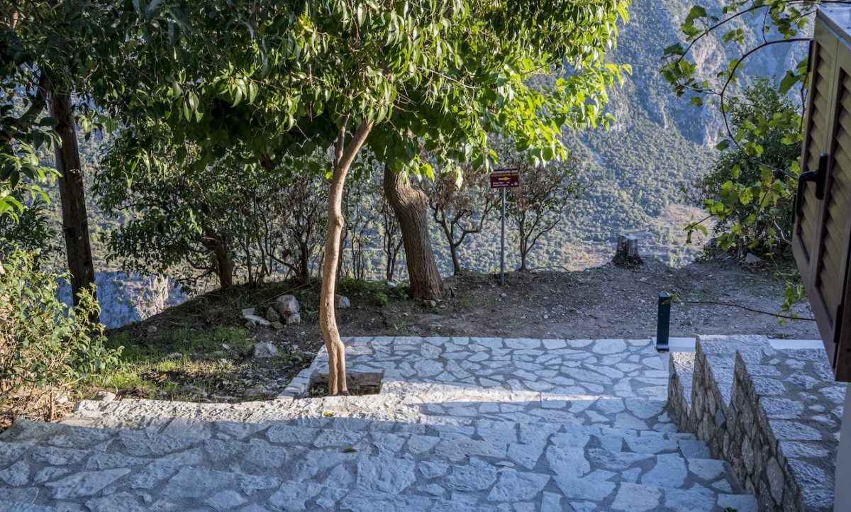 Panoramic view from Komody Apartments Delphi