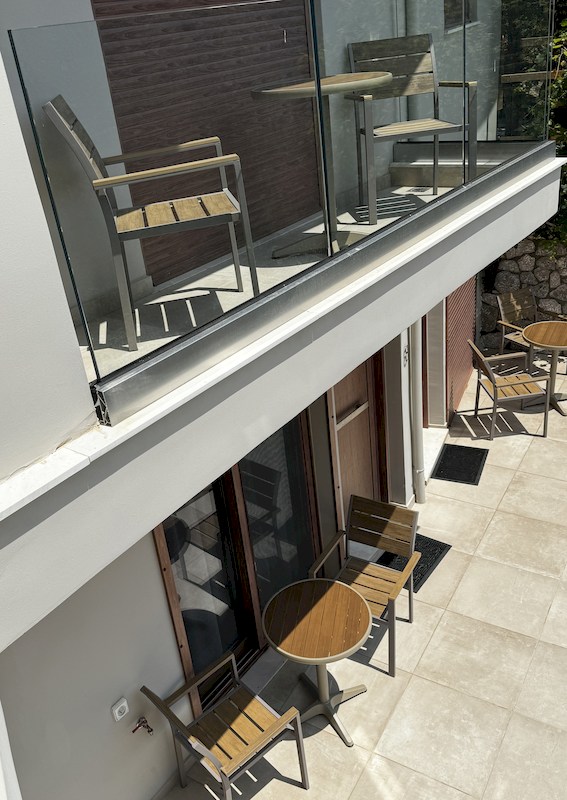 Komody Apartments Delphi - property at sunset